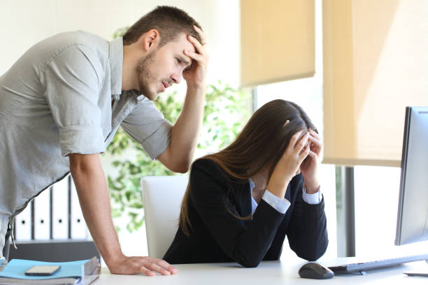 istock Worried coworkers after a mistake 638656902