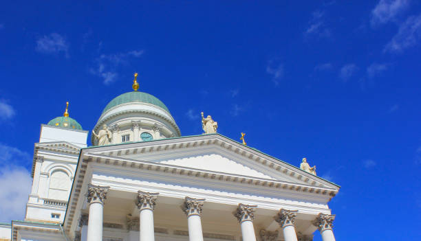 Helsinki Cathedral Main Cathedral in Helsinki, Finland anatomie stock pictures, royalty-free photos & images