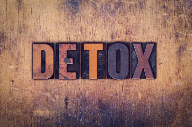 istock Detox Concept Wooden Letterpress Type 638659010