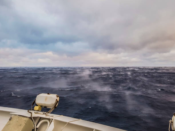 istock Warm ocean water evaporating under cold dry air 638661818