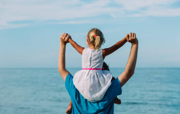 istock father and daughter play at beach 638664916