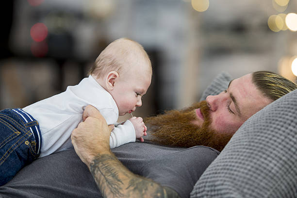 istock Father Relaxing with His Son 638666658