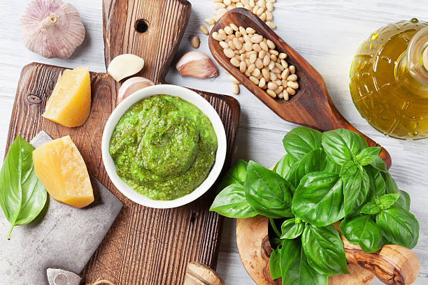istock Pesto sauce ingredients 638666798