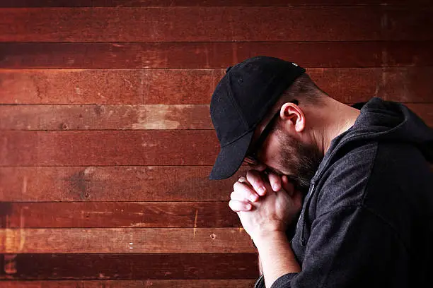 Photo of Praying Man