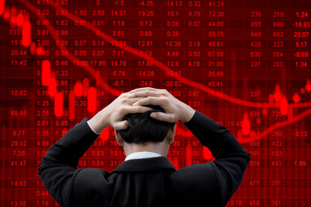 istock Businessman nervous about bad business 638667478
