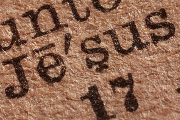 Macro Pages of ancient Bible