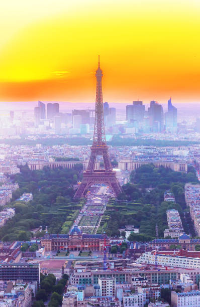 istock Eiffel Tower and Paris cityscape 638672590
