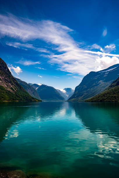 istock lovatnet lake Beautiful Nature Norway. 638674848
