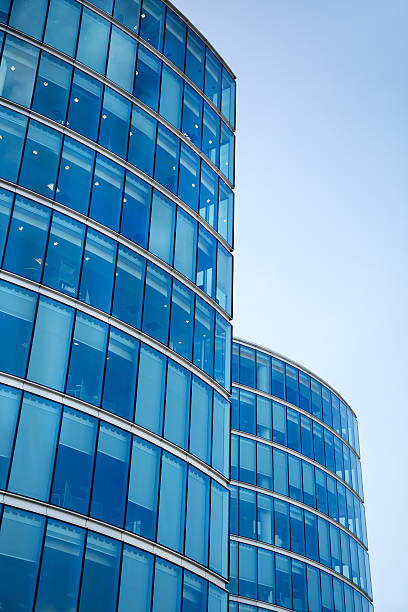 istock Blue Office Buildings in London 638677748