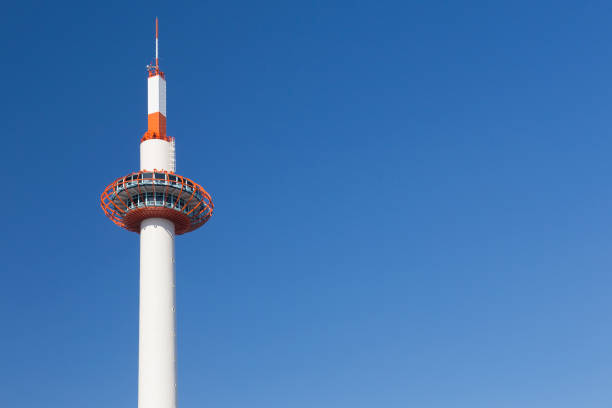 istock Kyoto tower with clear blue sky background 638677808