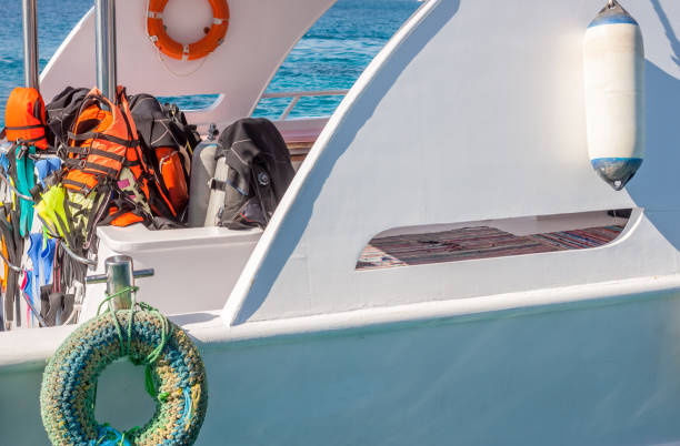 istock yacht with diving equipment 638681420