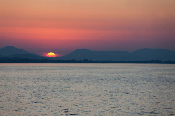 istock sunset in the mountains over the sea 638681468