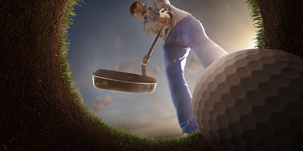 istock Golf: Point of view from inside the hole 638681644