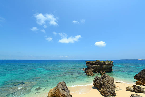 istock Beautiful beach in Okinawa 638681828