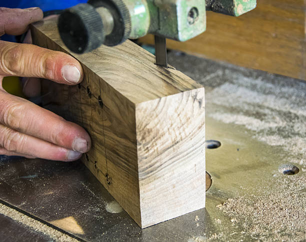 istock Carpentry- Saw close up for cut wood 638689702