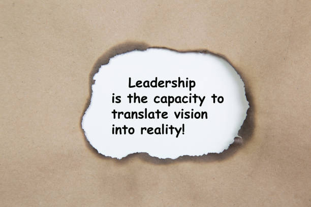 istock Leadership is the capacity to translate vision into reality 638690982