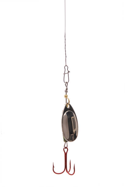 istock Metal fishing spoon 638695402