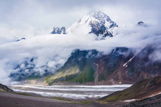 istock Dykh-Tau, 5,204 m - second highest mountain in Russia 638695904