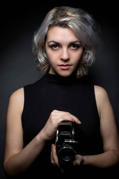 istock Artistic Female Cinematographer or Filmmaker 638697004