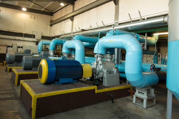 istock several water pumps with electric motors 638699434