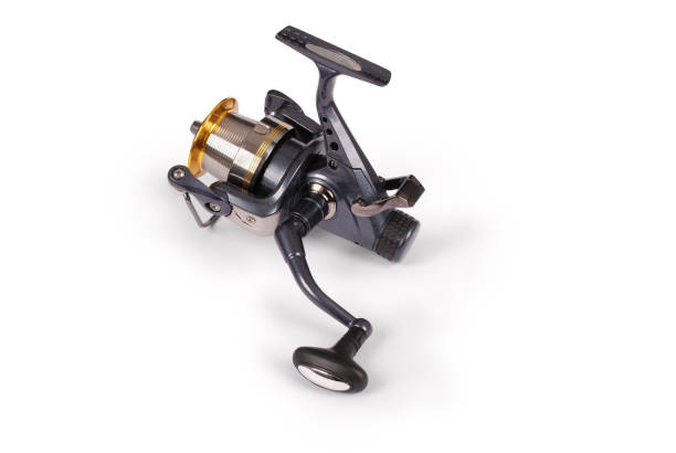 istock Reel for fishing rods (Clipping path) 638703128