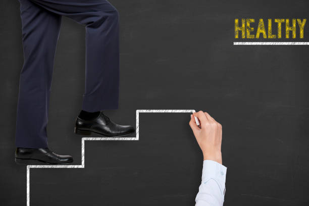 istock Healthy Concepts on Chalkboard Background 638704764