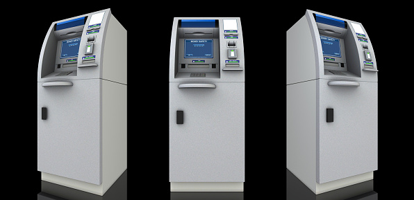 ATM, Security Camera, Currency, Safe, Box - Containeri, Security System, Paper Currency, Credit Card, Manufactured Object, Computer Monitor, Equipment, Bank Account, 3D, Button, Financial Figures, Number