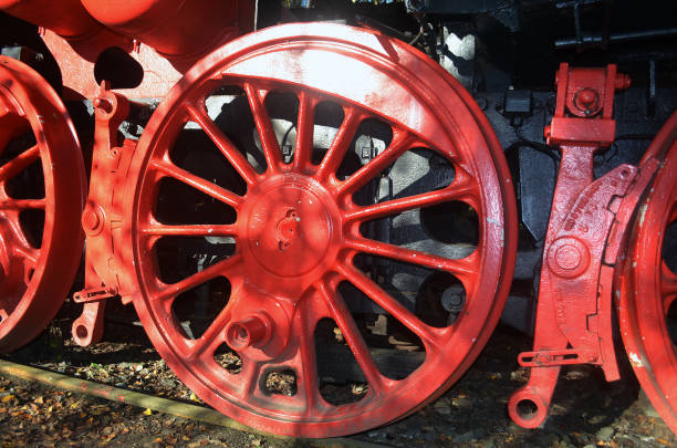 istock Flywheel from an old steam locomotive 638707734