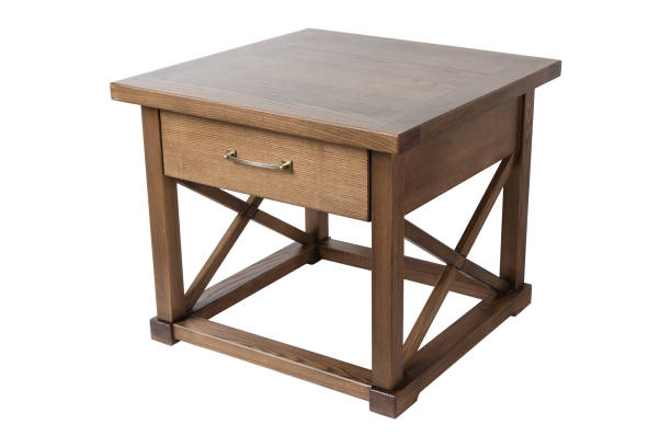 istock wooden coffee table isolated 638709760