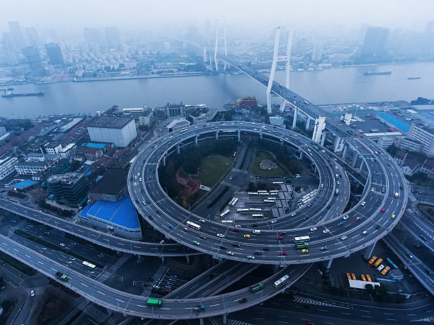 istock Nanpu Bridge in Shanghai 638710156