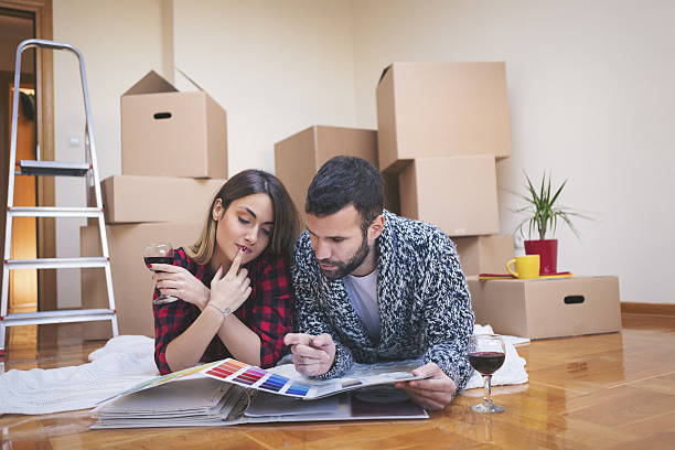 istock Young couple just moved in 638711922