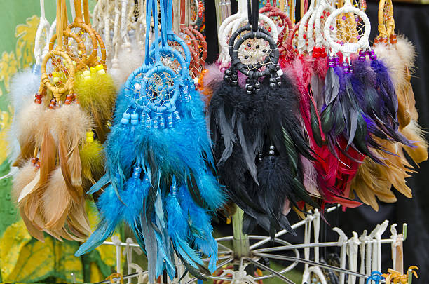 istock Colorful Dream Catchers on Display 638711968