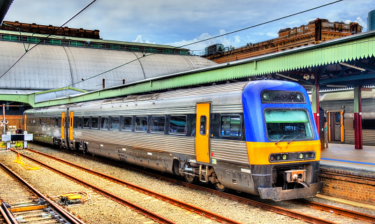 Local train at Sydney Central Station - Australia, New South Wales