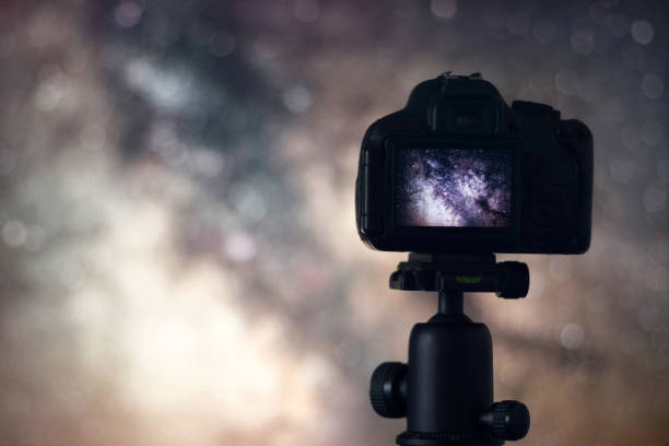 istock Long exposure photography. Astronomy Astrophotography. Space 638713782