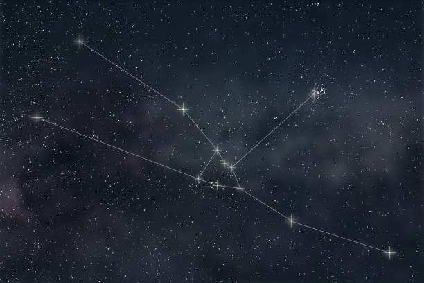istock Taurus Constellation. Zodiac Sign Taurus Constellation lines 638713794