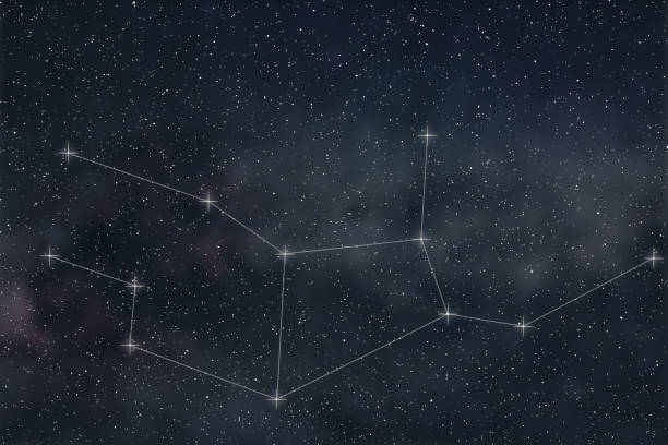 istock Virgo Constellation. Zodiac Sign Virgo constellation lines 638713840