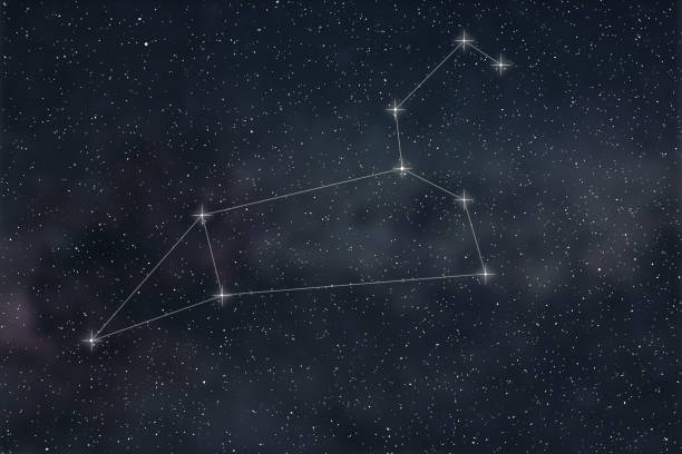 istock Leo Constellation. Zodiac Sign Leo constellation lines 638713934