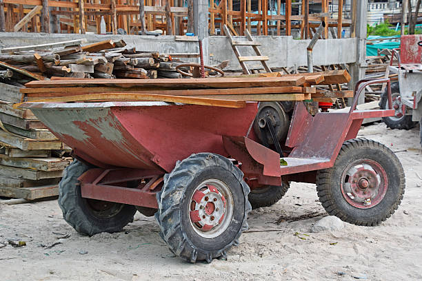istock Timber Woods On Truck At Construction Site 638714533
