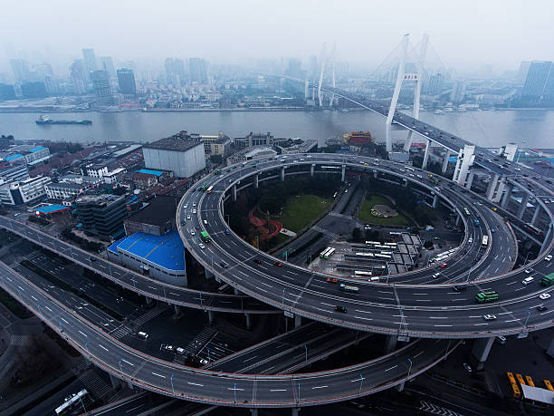 istock Nanpu Bridge in Shanghai 638716286