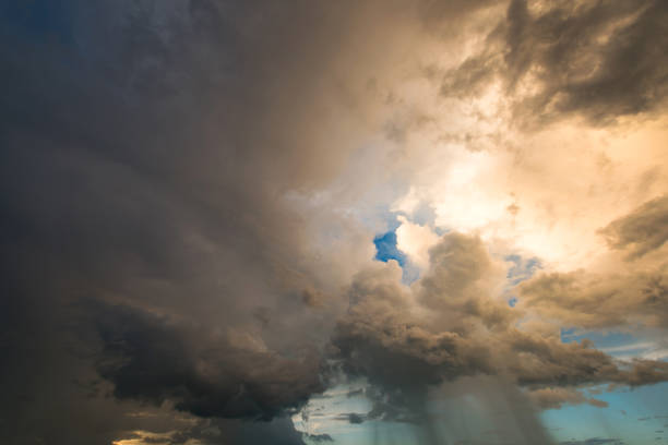 istock Breathtaking and fantastic sky with dramatic clouds, Amazing rainy 638716664