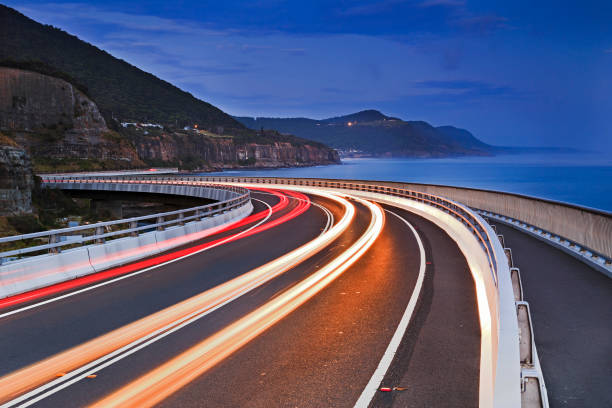 istock Sea Cliff Bridge Road North LIghts Blue 638717238