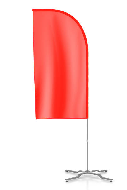 istock Blank advertising banner flag mockup. 638718734