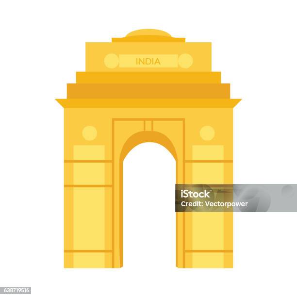 India Gate Stock Illustration - Download Image Now - Architecture, Art, Art  And Craft - iStock