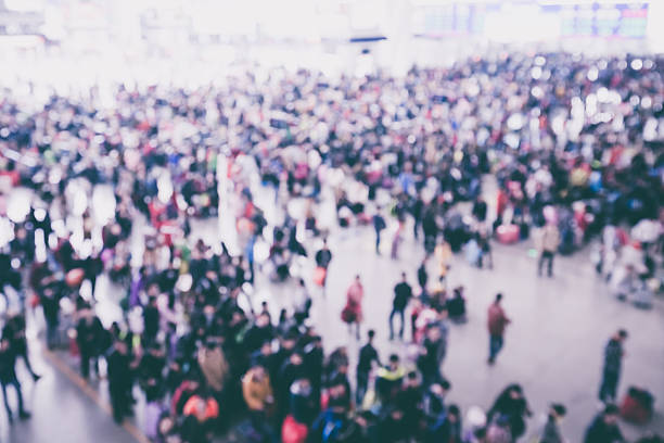 istock Defocused view of Passengers check-in 638721398