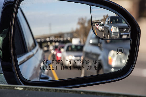 istock Objects in mirror are closer than they appear on car 638721616