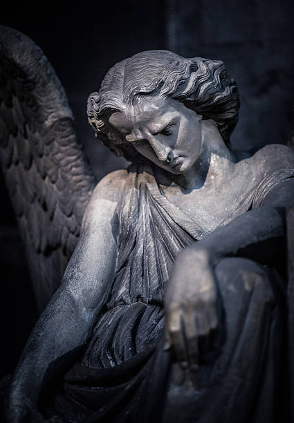 istock Statue of angel at St Sulpice 638721850