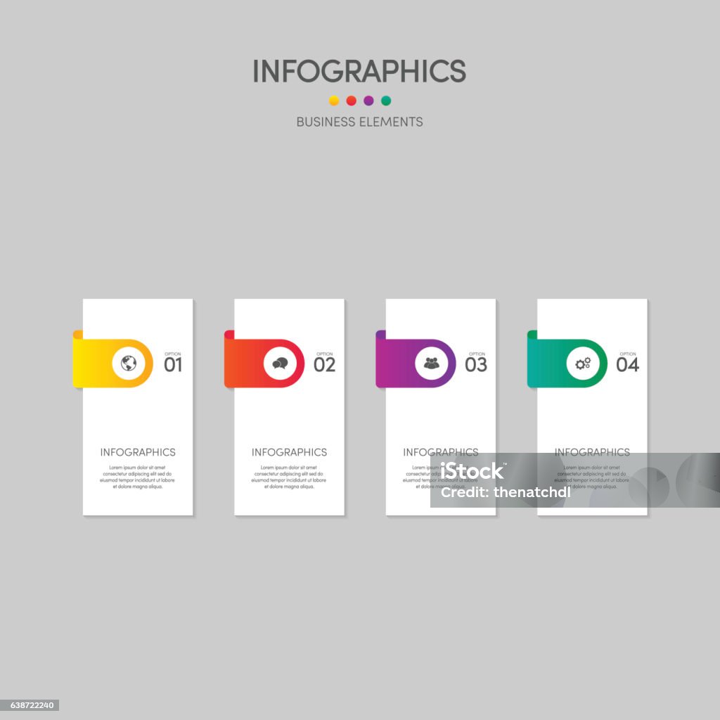 Report Layout Numbers Infographics Business Report Template Layout Design Element Stock ...