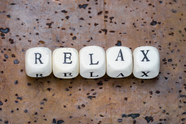 istock Relax text on wooden cubes 638724162