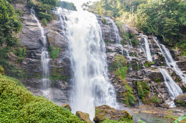 istock Water fall at national park, Thailand 638724870
