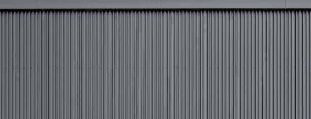 コルゲート金属壁テクスチャ - corrugated iron ストックフォトと画像